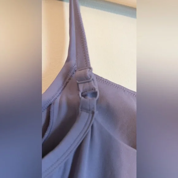 FLZ Lilac Spaghetti-Strap Mini Dress with built in shorts Women’s size medium. - Picture 8 of 11